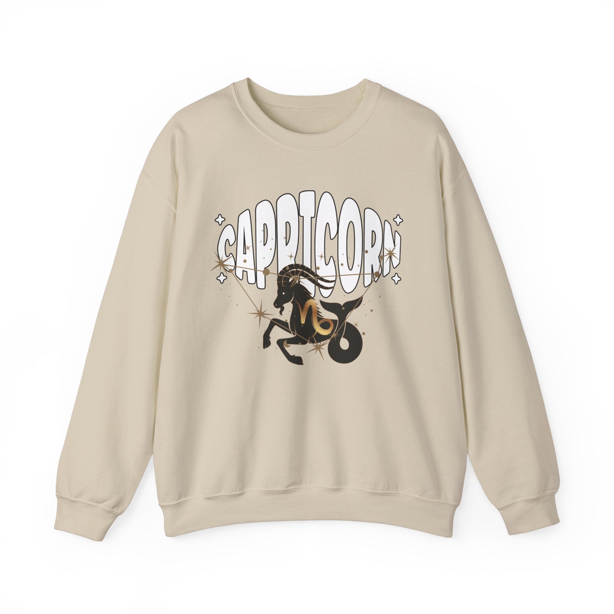 Capricorn Zodiac Casual Unisex Crewneck Sweatshirt